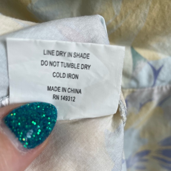 Boutique Floral Pastel Shoulder Tie Bow Sundress Sweetheart Neckline Coquette - Picture 14 of 15